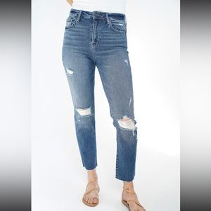 CJLA Chrissy Distressed Jeans in Medium Wash